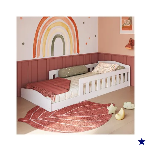 Cama Infantil Encanto Montessoriana Branco - Completa Móveis