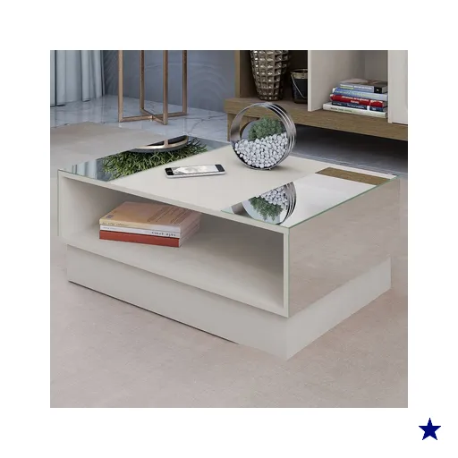 Mesa De Centro Detroit Off White - Artely