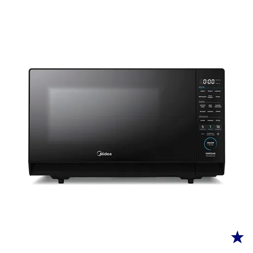 Micro-ondas de Mesa Midea MasterCook com 27 Litros de Capacidade Preto - MHP27P