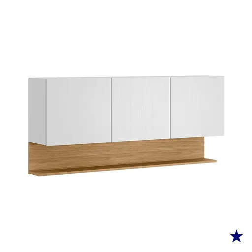 Armario Aereo 3 Portas 150 cm Line Supremo Cp Freijo KTP