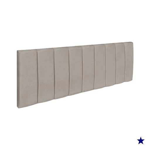 Cabeceira Painel Casal 1,40m Holanda Linho Cappuccino - Pallazio