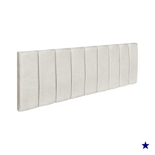 Cabeceira Painel Casal 1,40m Holanda Linho Bege - Pallazio