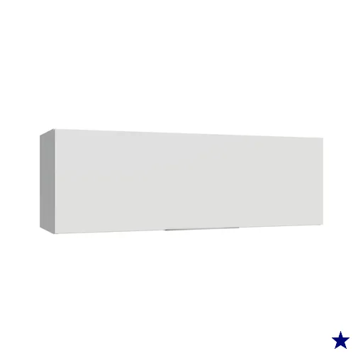 Armário Aéreo 100 cm 1 Porta Basculante Branco Stella Madesa