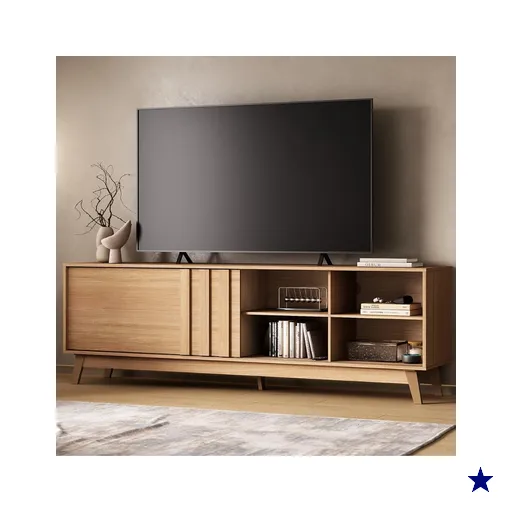 Rack para TV Ventura Carraro Cedro