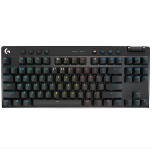 Teclado Mecânico Gamer sem fio USB Logitech G PRO X TKL LIGHTSPEED Preto com…