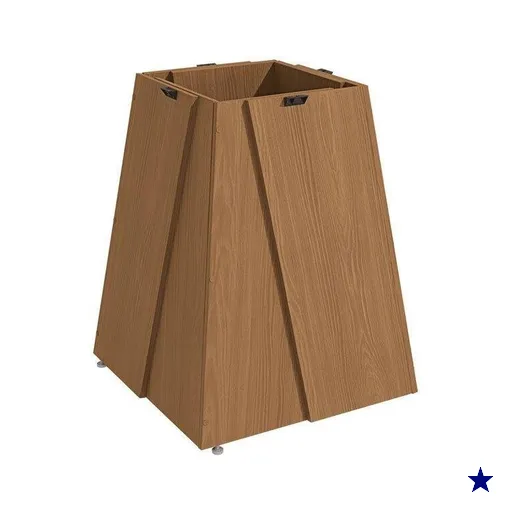 Base Mesa de Jantar Dalia BA57 Madeirado s/ Tampo Canela - Kappesberg