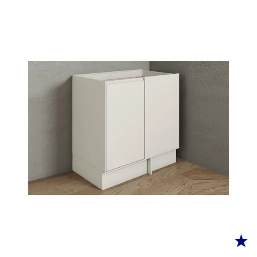 Balcão Cozinha Henn Fineze 1 Porta Canto Reto Areia