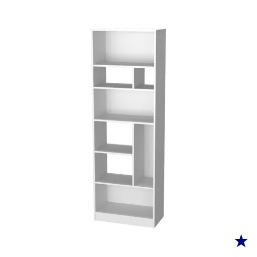 Estante Roma Nova Mobile MDP 15mm até 40kgs Branco