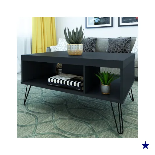 Mesa De Centro Liberty Preto - Artely