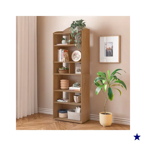 Estante para Livros Arco 10 Nichos Cinamomo - Artely Móveis