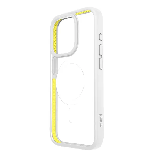 Capa para iPhone 15 Pro Impact Pro em TPU e Policarbonato Branca - Geonav