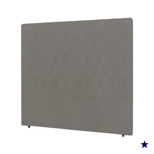 Painel de Cama Box Estofada Solteiro Camponesa Plus Camurca - Simbal