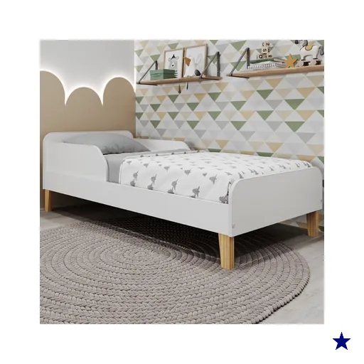Mini-Cama Mimo Montessoriana Branco - Movelbras