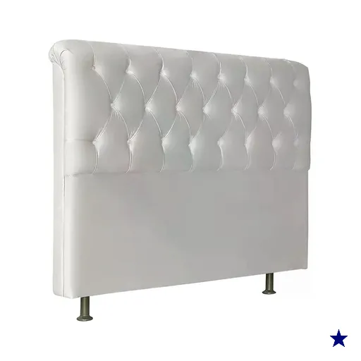 Cabeceira Solteiro 90cm Emilia Corano Branco ID Milani Store