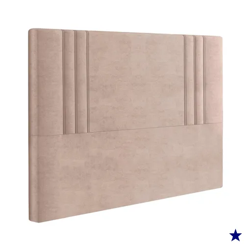 Cabeceira Casal 138 cm London Veludo Rose Soon