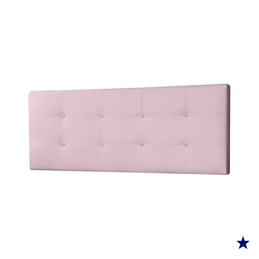 Cabeceira Painel King 1,95m Berlim Suede Rosa Bebê - Pallazio