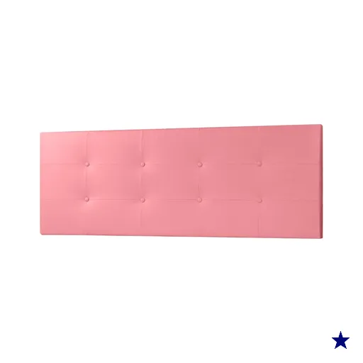 Cabeceira Painel King 1,95m Berlim Suede Rosa - Pallazio