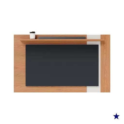 Painel Extensivel Tv 70 Pol 180 cm Leme Freijo Off White Matte Colibri