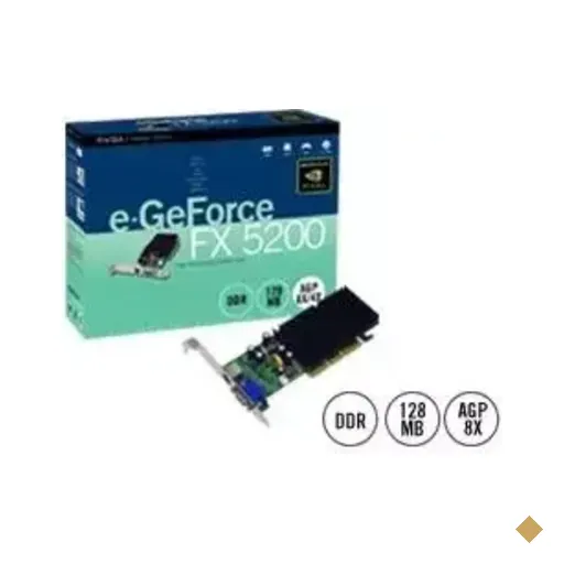 eVGA nVIDIA e-GeForce FX5200 128MB DDR 64-bit AGP 8X