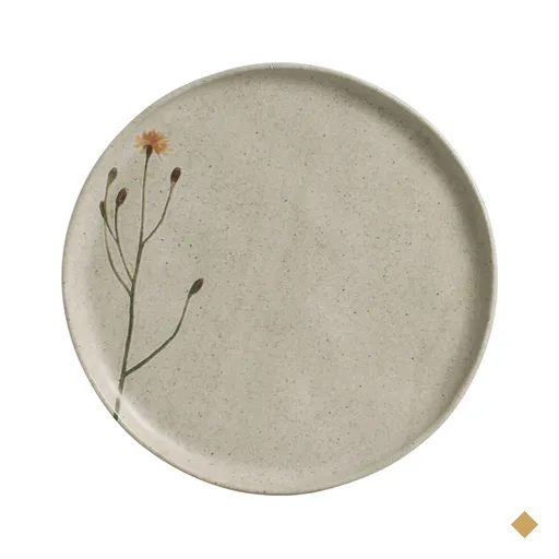 Prato Raso 06 Peças em Stoneware Bio Campestre - Porto Brasil