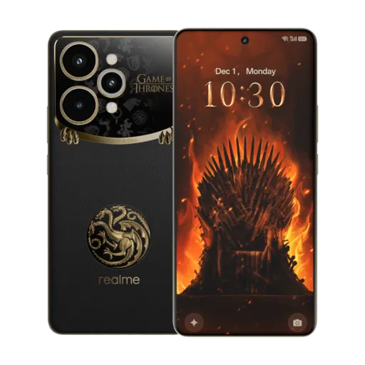 Celular Realme 15 Pro Game of Thrones Limited Edition Preto, Tela de 6,8", 5G…