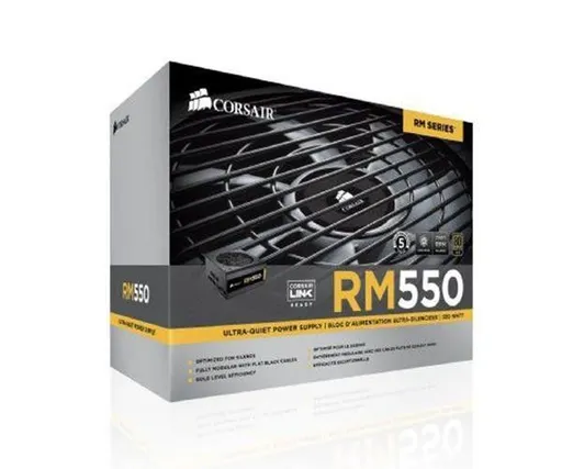 Fonte Corsair RM550 550W modular, Certificado 80Plus Gold, PFC Ativo…