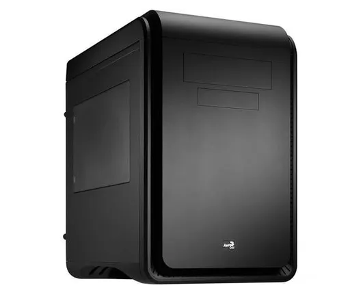 Gabinete Aerocool Dead Silence Cube Black Window MicroATX, EN52261