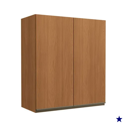 Armário Aéreo Cozinha 80 Cm Mônica 2 Portas Canela - Kappesberg