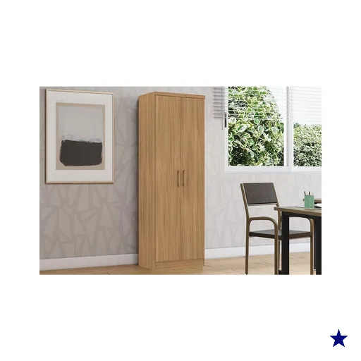 Armário Sapateira Solteiro 424 c/2 Portas Cedro - Carraro