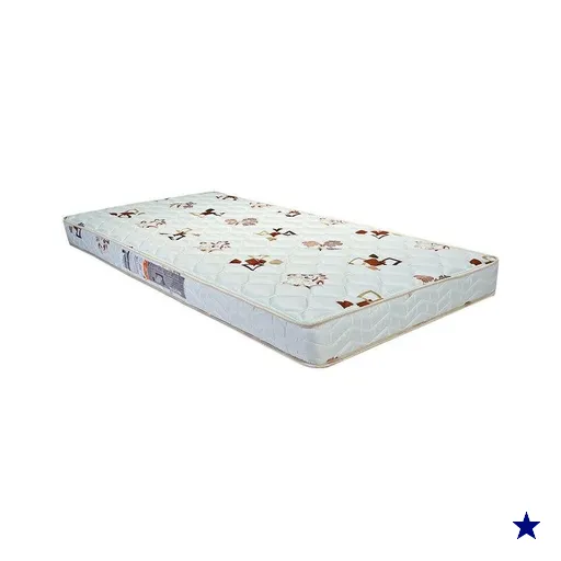 Colchão Solteiro Espuma D23  Roland Garros Floral (78x188x14) - Luckspuma