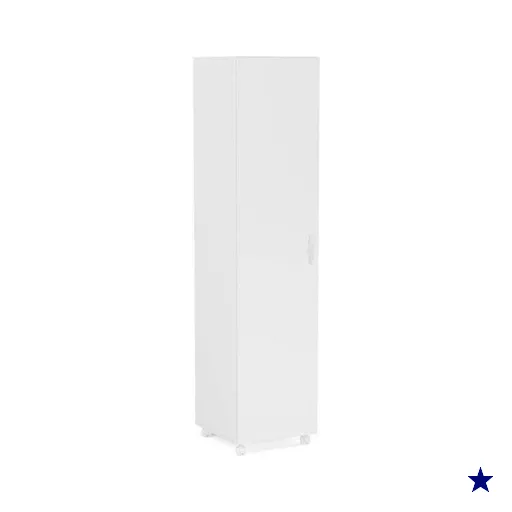 Armário Multiuso Casal 3019 c/ 1 Porta Branco - Politorno