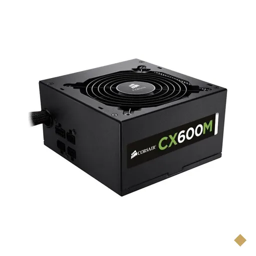 Fonte Corsair CX600M Modular Certificado 80 Plus Bronze PFC Ativo 600W…