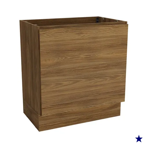 Balcão Para Forno de Embutir Celeste Kappesberg 100% MDF Nogueira 80cm