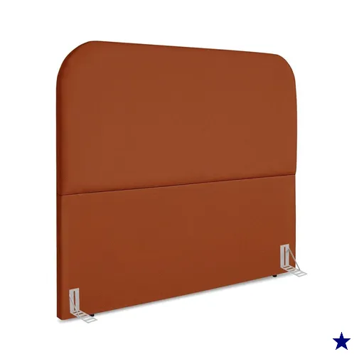 Cabeceira Queen 160 cm Com Frame Alana Suede Terracota Artte