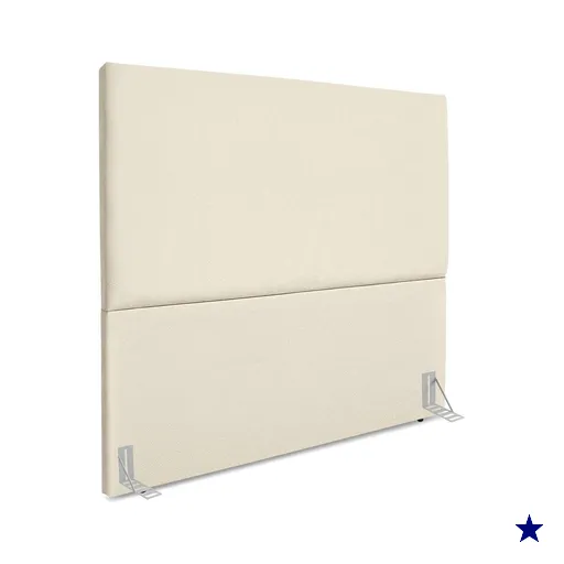 Cabeceira Casal 140 cm Com Frame Luna Suede Bege Artte