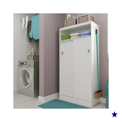 Armário Utilitário Carraro Organizador 2 Portas  - Branco