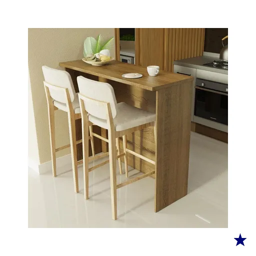 Bancada Ilha para Cozinha 120 cm Rustic Madesa