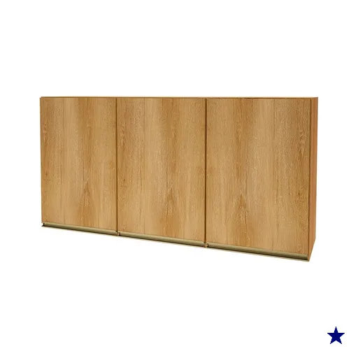 Armário Aéreo Cozinha 120 Cm 3 Portas 6123.23