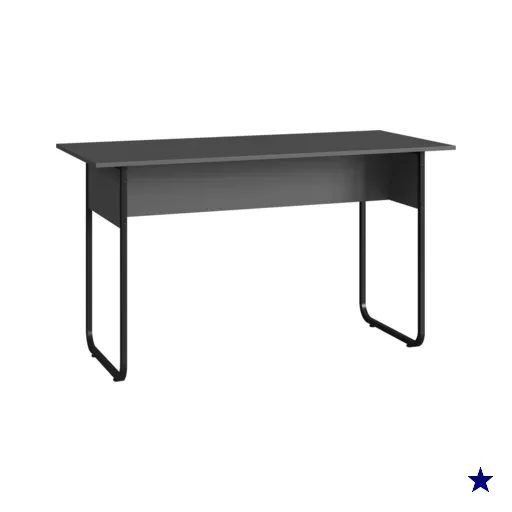 Escrivaninha para Notebook Estudo Quarto Escritório Grafite 135cm Industrial…