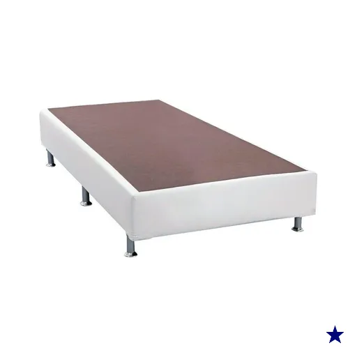 Cama Box Base Viúva Ortobom Corano White 108x198x23