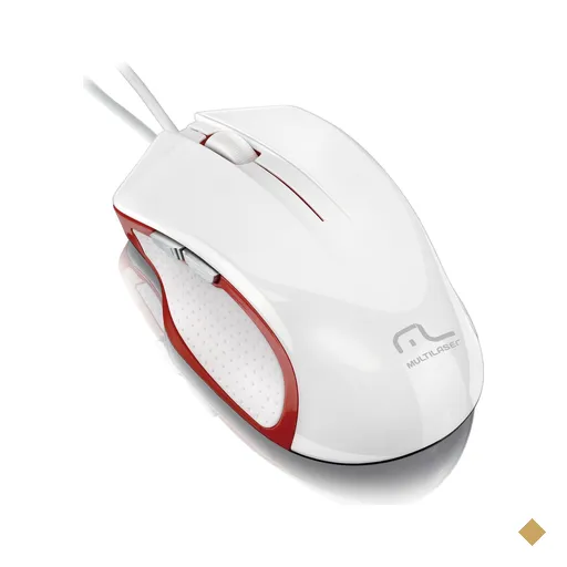 Mouse Gamer Multi XGamer 2400Dpi White/Red, MO202 - BOX