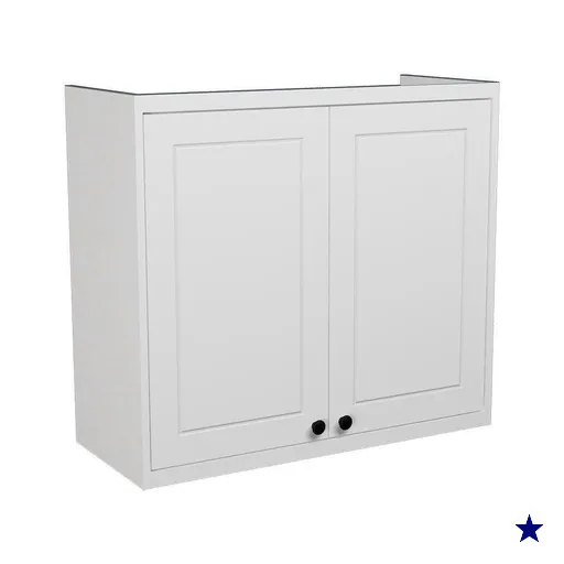 Armário Aéreo p/ Cozinha Évora PH 3123 c/ 2 Portas 80cm Branco - Herval