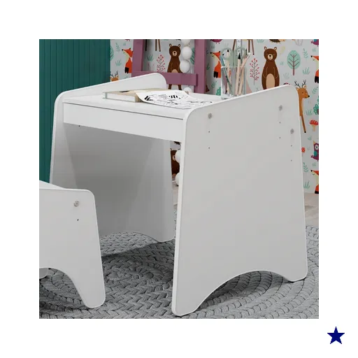 Mesa Infantil Luna Branco - Movelbras