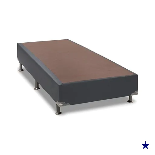 Cama Box Base Viúva Ortobom Corano Gray 108x198x23