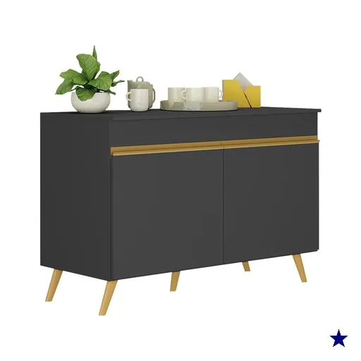 Balcão Cozinha Gabinete Pia 120cm 2 Portas Veneza Multimóveis V3738