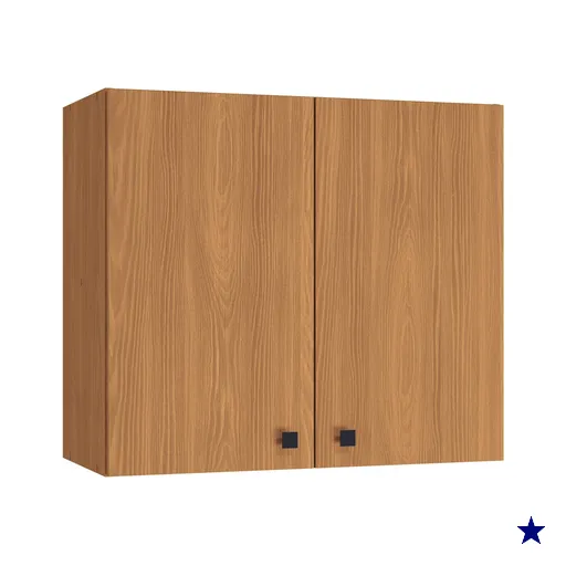 Armário Aéreo Kappesberg Pixel 2 Portas Canela 80cm