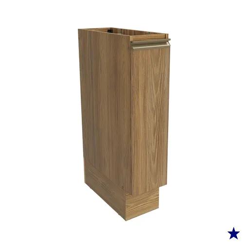 Nicho Porta Condimentos Celeste Kappesberg 100% MDF Nogueira 20cm