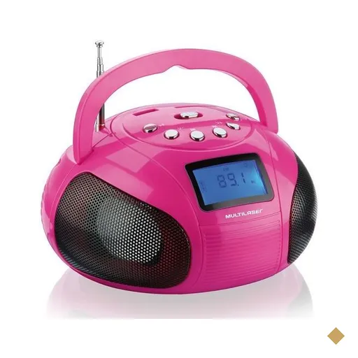 Caixa de Som Multi Mini Boom 10w ROSA, SP146 - BOX