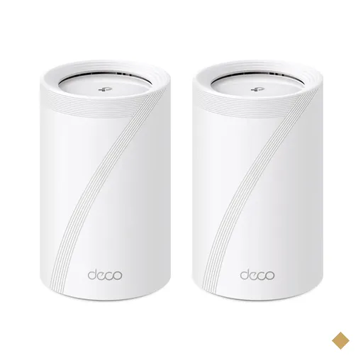 Roteador Mesh Deco 2.5G TP-Link com 2 Unidades Wi-fi 7 Tri-Band - BE65