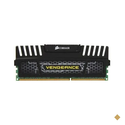 Memoria Corsair Vengeance 8GB (1x8) DDR3 1600MHz C9 Preta, CMZ8GX3M1A1600C9